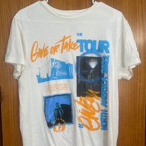 Giveon: Give or Take Tour white t-shirt